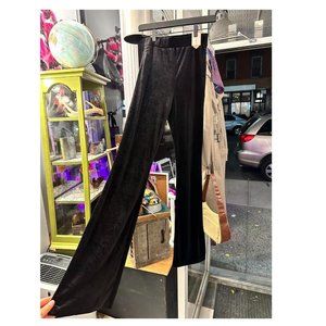 Velvet flare pants